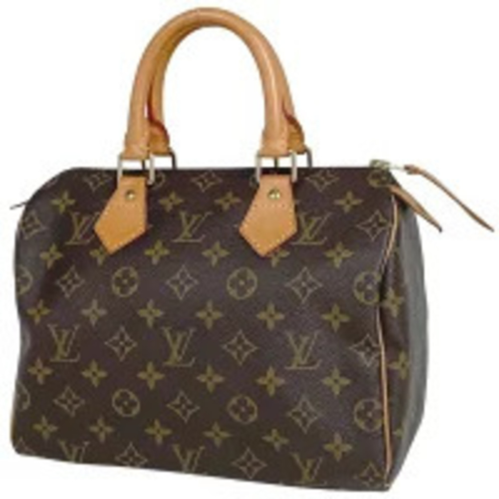 Louis Vuitton Speedy Boston Bag Commuter Handbag Monogram Brown